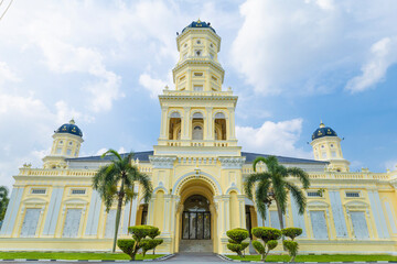 Sultan Abu Bakar State Mosque Building,  Johor Bahru, Malaysia