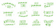 © top dog - Enjoy summer lettering calligraphy text collection. Sweet summer, hello summer, enjoy summer text