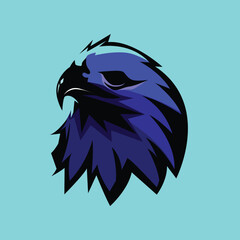 Wall Mural - eagle mascot logo