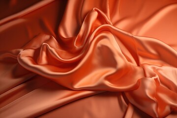  a close up of a red cloth with a large amount of fabric on it's surface, with a very soft feel to it.  generative ai