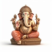 Ganesha Chaturthi, Ganesha Illustration, Generative Ai
