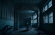 © Giokyan - building, old, abandoned, interior, light, corridor, room, dark, house, dirty, ancient, shadow, aged, terror, creepy, psychiatric, hospital, asylum