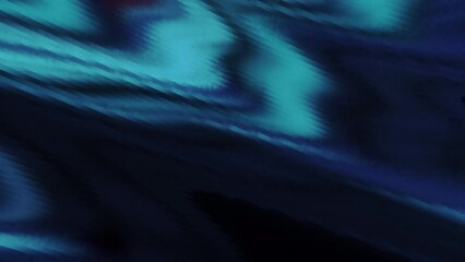Poster - Abstract tv noise effect on the retro screen. Motion. Blue glitch effect on monitor.