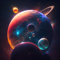 space background
