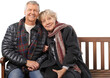 © BillionPhotos.com - Portrait of a Mature Couple Relaxing on the Bench