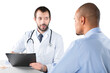 © BillionPhotos.com - Portrait of a Doctor Talking with Patient