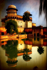 Wall Mural - Pakistan_Lahore_Fort_and_Shalimar_Gardens