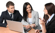© BillionPhotos.com - Portrait of Businesspeople Working with Laptop
