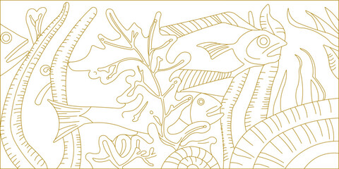  Abstract artwork painting vector sketch illustration
