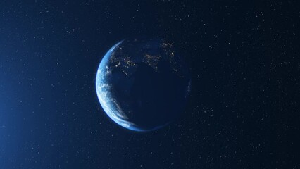 Wall Mural - beautiful planet earth seen from outer space