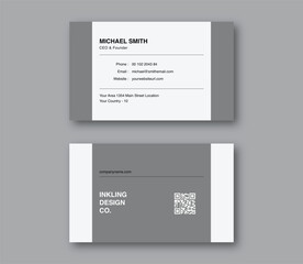 Vector modern creative and clean business card template.