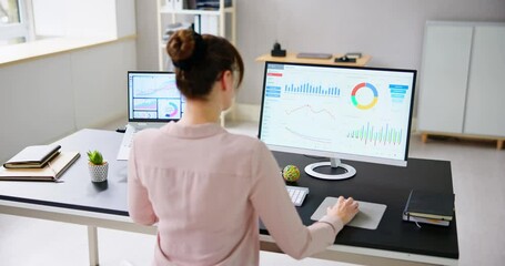 Aufkleber - KPI Business Analytics Dashboard