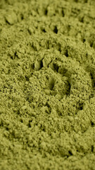 Poster - Heap of matcha green tea powder. Healthy drinks concept
