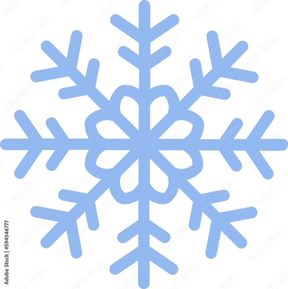 Snowflake Symbol Transparency Snowflake variations icon. Snowflakes white ice crystal on transparent ...