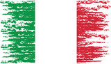 Fototapeta Paryż - Brush stroke flag of ITALY