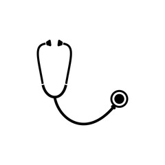 Poster - Stethoscope medical instrument icon isolated on transparent background