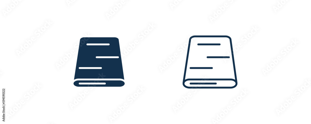Local Disk Array Logo local disk icon. Outline and filled local disk icon from hardware and ...