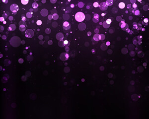 colorful purple bokeh effect. beautiful sparks shine with a special light. background texture abstra