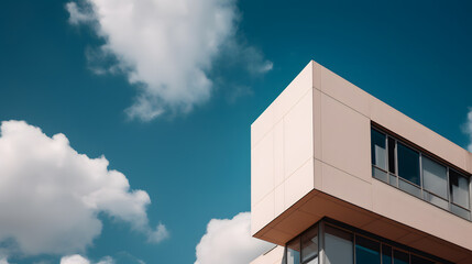 Wall Mural - building with blue sky