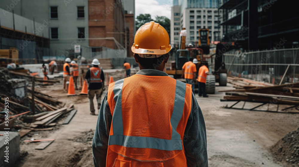 Building the Future: The Life of a Skilled Construction Worker Stock ...