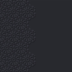 Wall Mural - Decorative background with traditional ornament