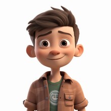 3d Render Of Cute Nathan