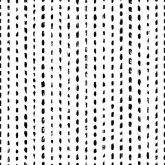 Poster - dash seamless pattern. vertical crayon line. repeating hand draw gouache brush strokes. repeated geo