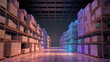 © Schizarty - Large warehouse, Generative AI