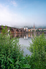 Wall Mural - Old Bridge in Heidelberg in summer