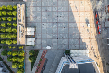 Wall Mural - View on Market Square in Katowice, Poland