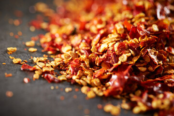 Wall Mural - close up of dried pepper