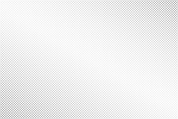 Halftone vector background. Monochrome halftone pattern. Abstract geometric dots background. Pop Art comic gradient black white texture. Design for presentation banner, poster, flyer, business card.