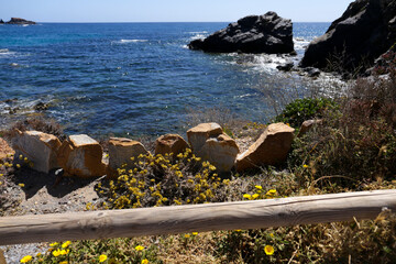 Wall Mural - Coves and beaches of Cabo de Palos fishing village