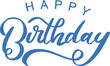© 愛雯 黃 - Happy Birthday lettering text banner. Vector illustration.