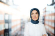 © Johnér - Portrait of businesswoman in hijab