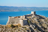 Fototapeta Góry - starigrad fortress in omis in croatia