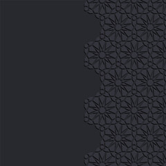 Wall Mural - Decorative background with traditional ornament