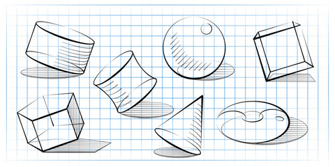 3D geometric shapes