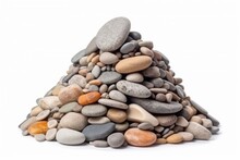 Rock Cairn, A Stack Of Rocks Used As A Trail Marker Or Landmark In Outdoor Settings. Generative AI