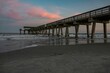 Famous Tybee Island Pier in Georgia, United States