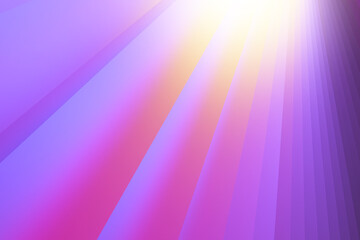 Poster - Purple background. Pink decorations. Background with parallel lines. Rays on purple background. Backdrop for web advertising. Stylish wallpaper. Minimalistic pattern. Geometric lines. 3d image
