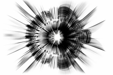 Poster - Abstract illustration of a beautiful industrial shape in transparency, isolated over a clean background. Generative AI