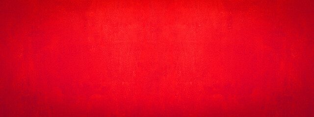 Aufkleber - Abstract scratched red concrete paper texture background banner pattern panorama