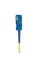 fiber optic cable with sc apc connector. vector