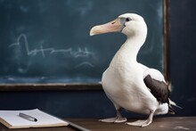 Albatross In Educational Setting With Blackboard And Copyspace Generative AI