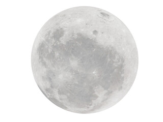 Wall Mural - the full moon shines brightly in the sky.