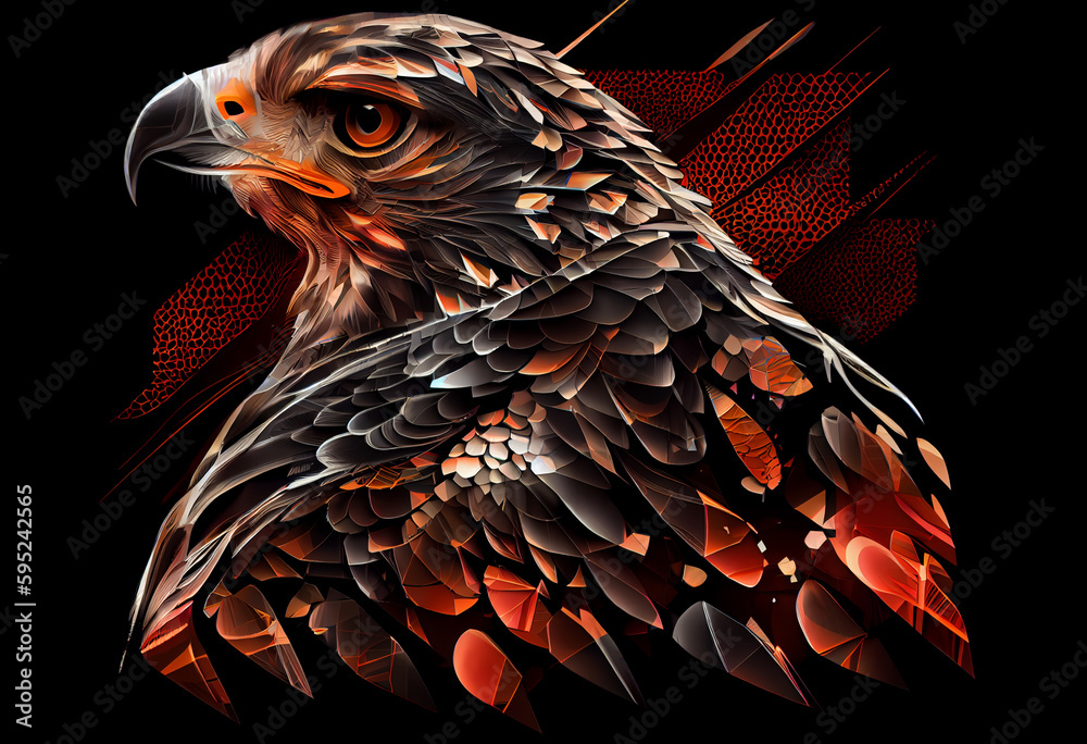 Ilustrace Design a visually stunning digital image of a regal and ...