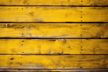 Yellow wooden planks background. generative ai. Wooden texture. Yellow wood texture. Wood plank background