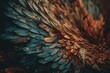 Vintage abstract wings with watercolor in nostalgic colors. Generative AI