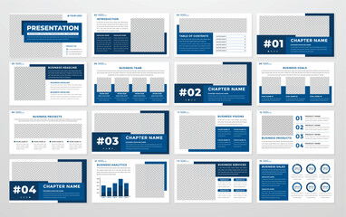 Naklejka na meble minimalist presentation template with modern concept and minimalist layout use for business profile and product catalog